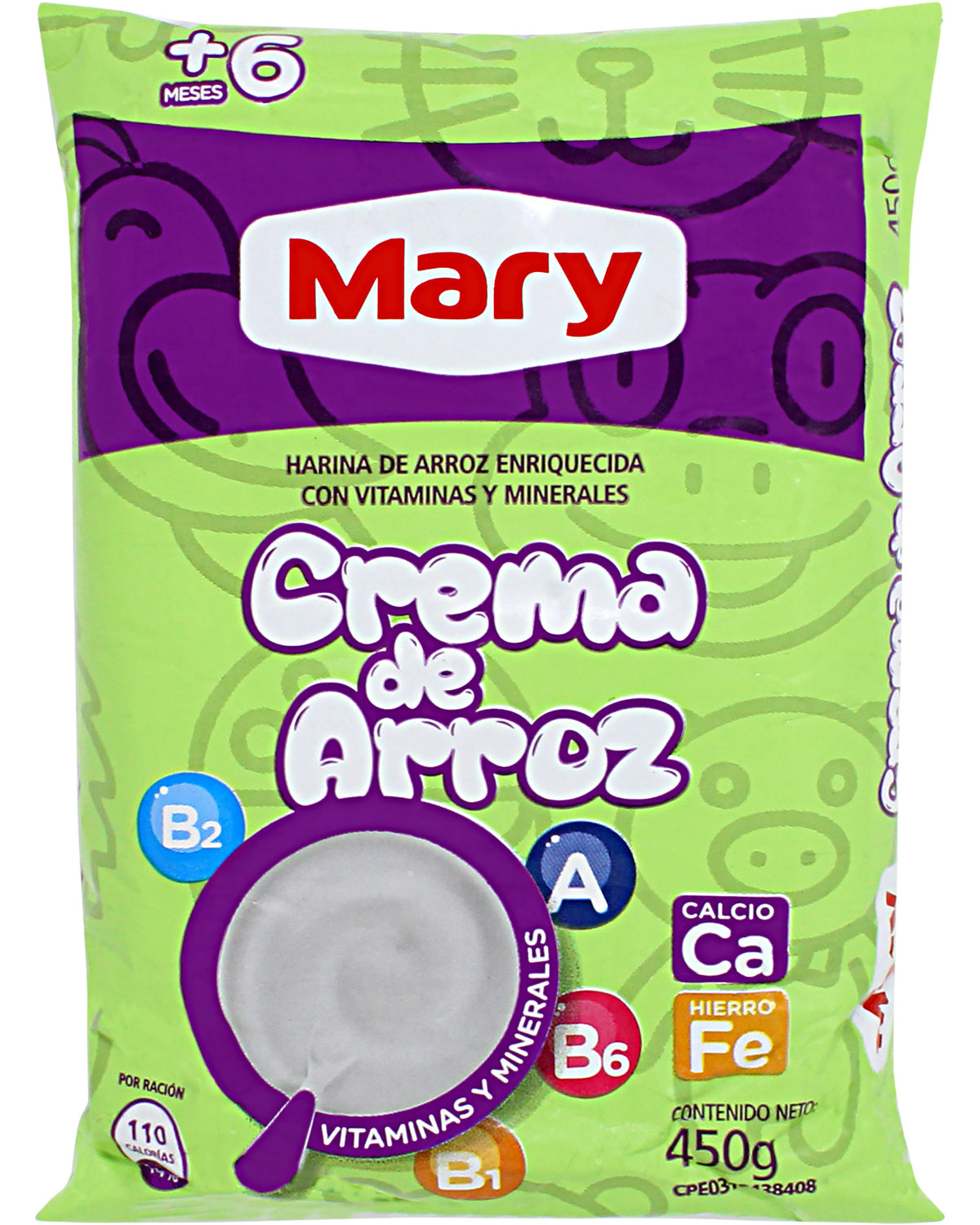 Crema de Arroz Mary X 450 g - Farma Prime